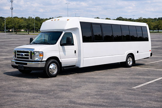 25-passenger minibus available for charter in Burlington, VT